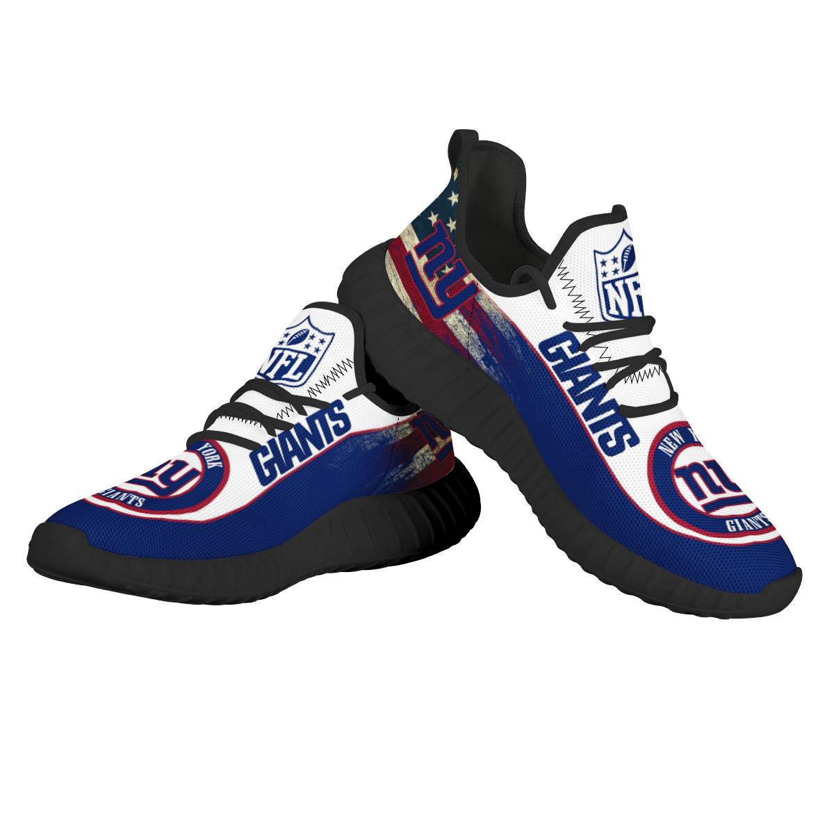 Women's New York Giants Mesh Knit Sneakers/Shoes 002